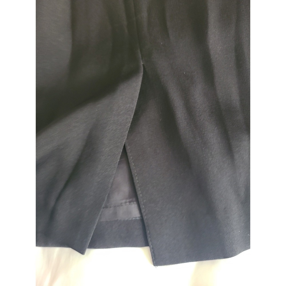 Vintage Talbots Steven Stolman Black Twist Back Cutout Sheath Dress Size 12 - Picture 11 of 16